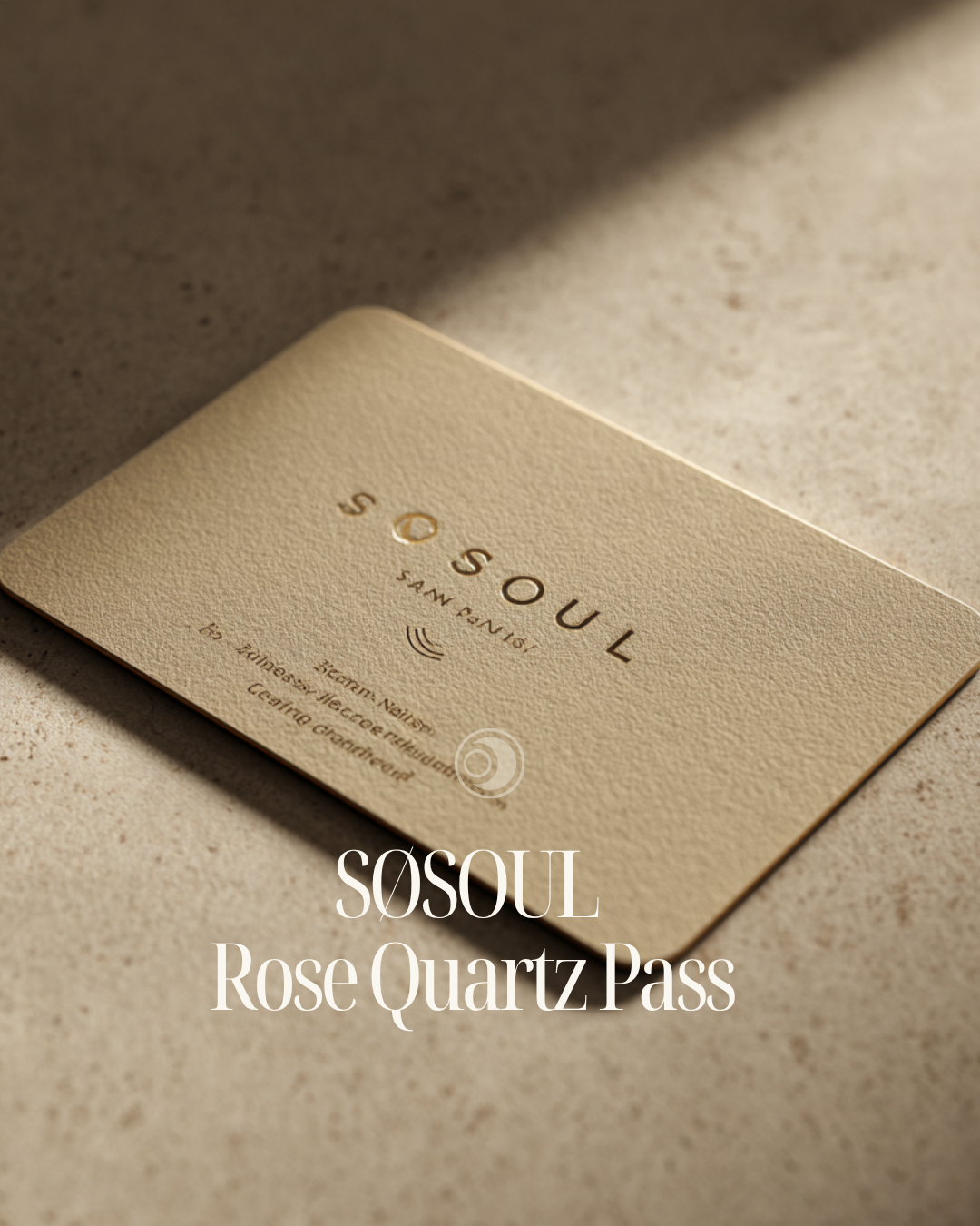 SØSOUL Rose Quartz ClassPass | 110 credits