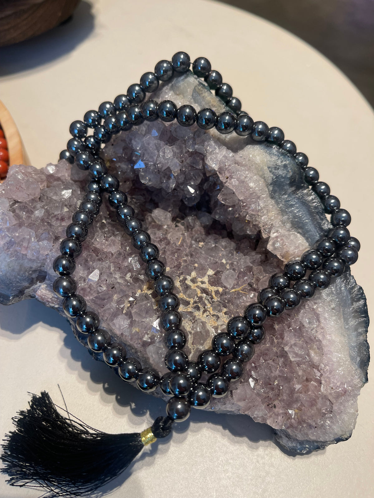 Mala Necklace ·Hematite