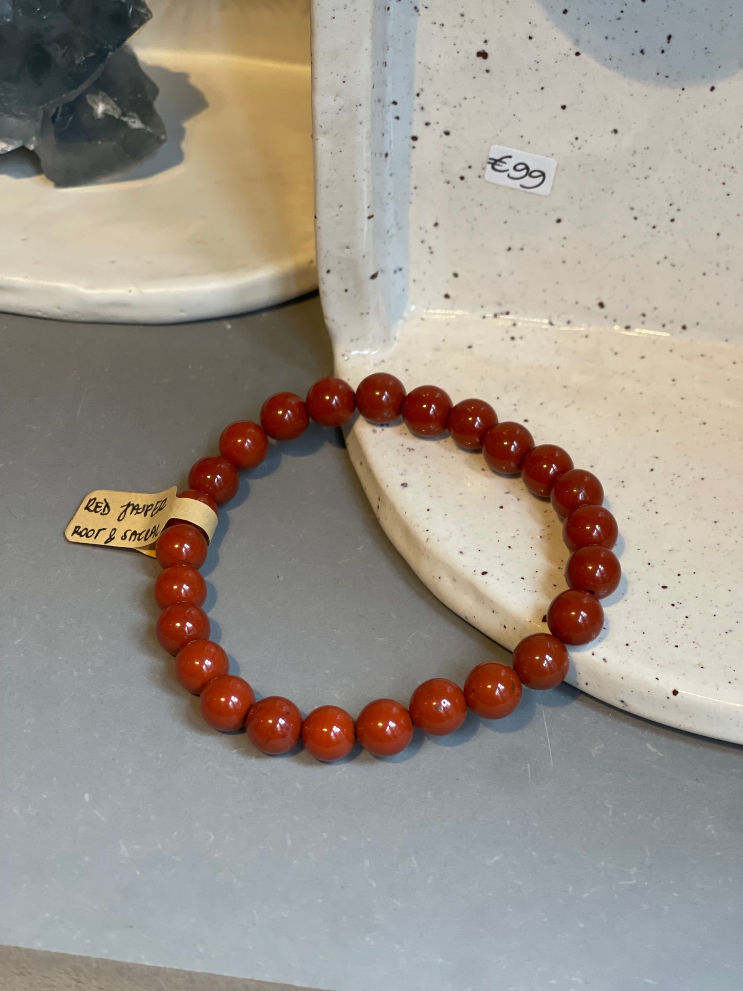 Red Jasper Crystal Bracelet Root Chakra
