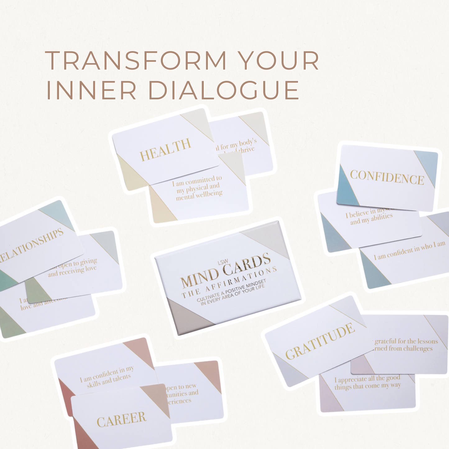 MIND CARDS: THE AFFIRMATIONS – DAILY POSITIVE PROMPT DECK