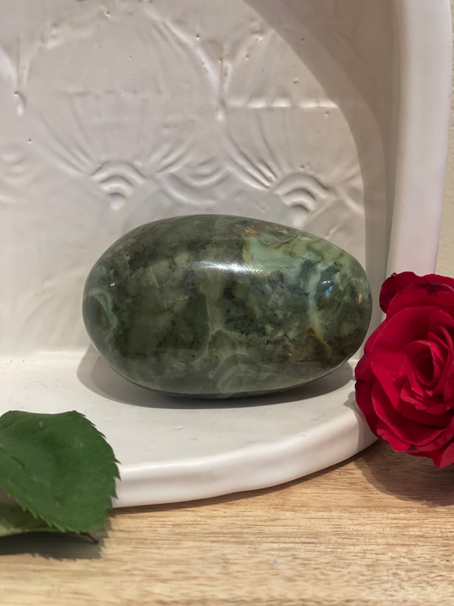 Cambaba Jasper Crystal Root and Heart Chakra - L