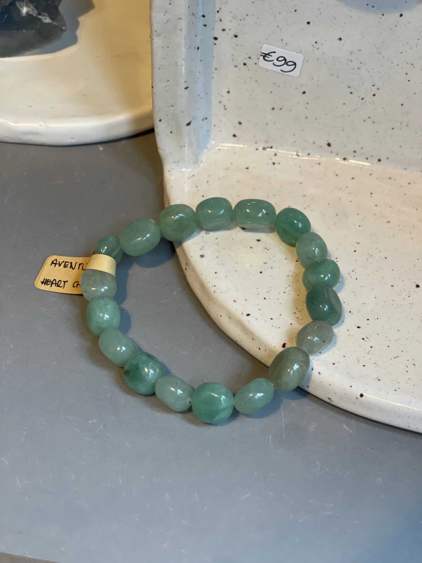 Green Aventurine Crystal Bracelet Heart Chakra