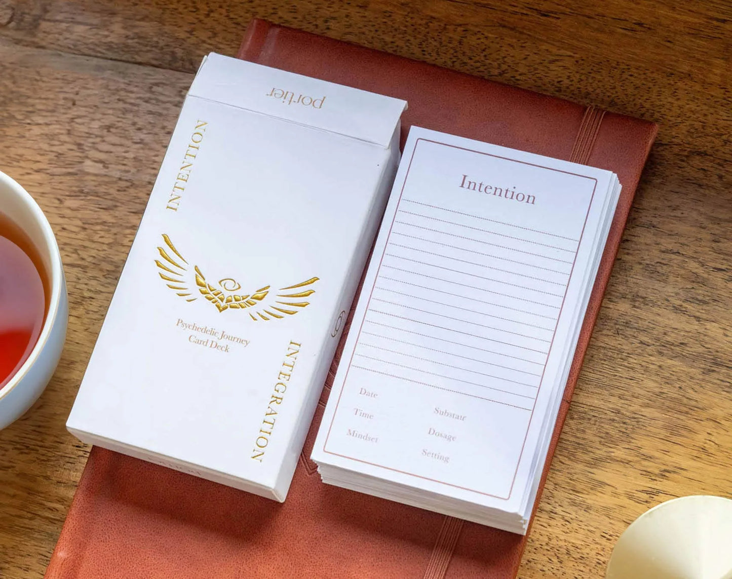 INTENTION AND PSYCHEDELIC INTEGRATIONS CARDS - JOURNAL