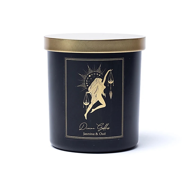 MANIFESTATION CANDLE DIVINE GODDESS IN GLASS WITH LID – 200 G