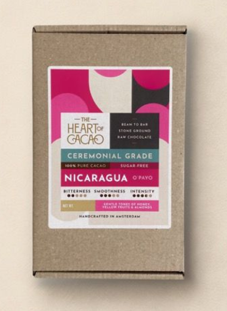 The Heart of Cacao- Nicaragua O'Payo - 100% Ceremonial Cacao Block - 400GR