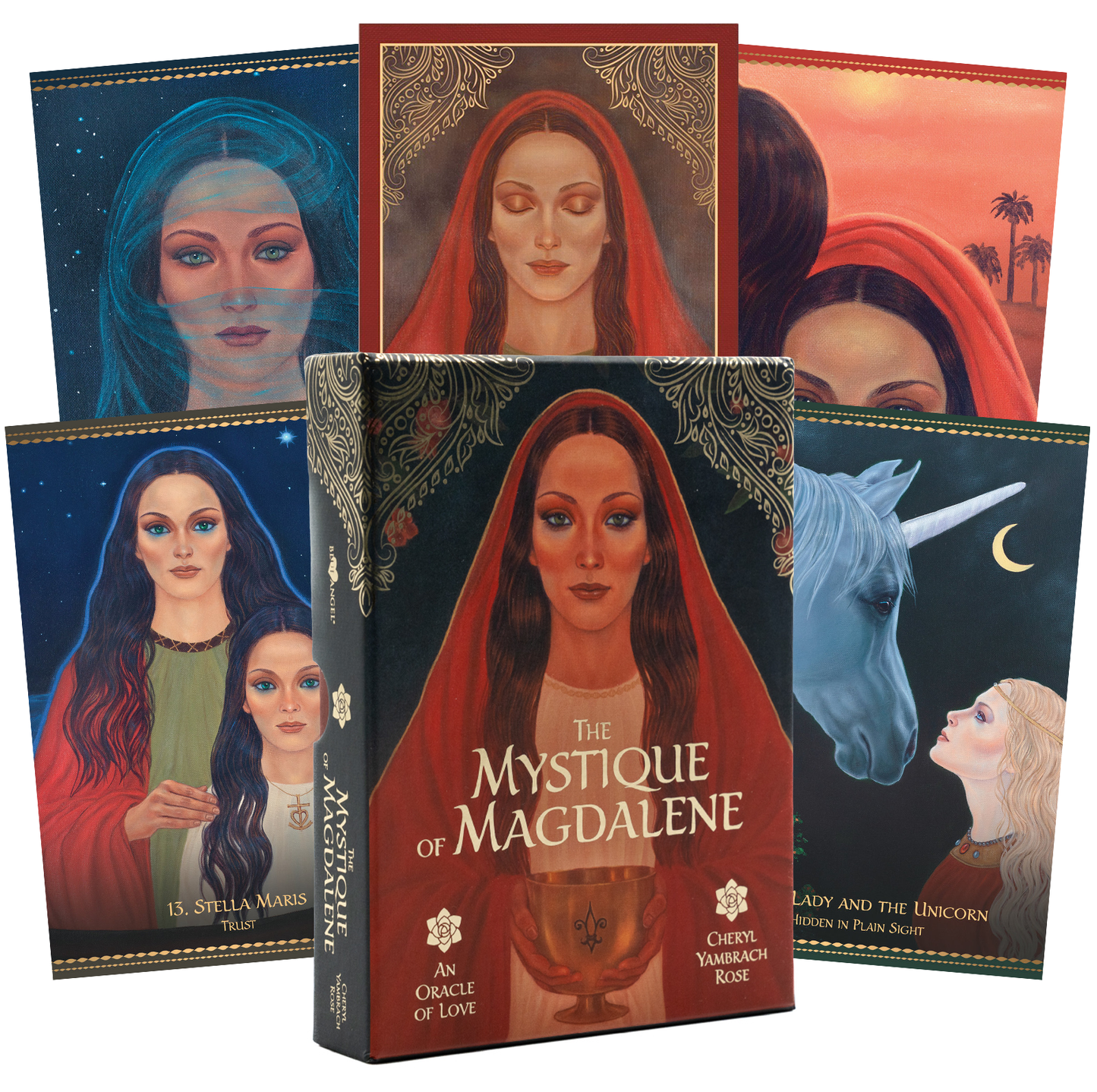 THE MYSTIQUE OF MAGDALENE ORACLE CARDS-BLUE-ANGEL