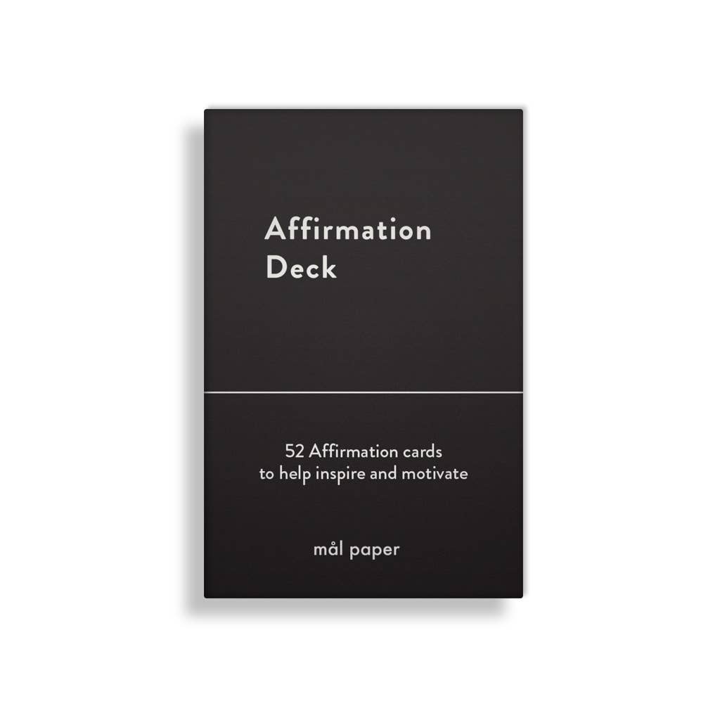 AFFIRMATION CARD DECK - SELF-CARE AND MINDFULNESS