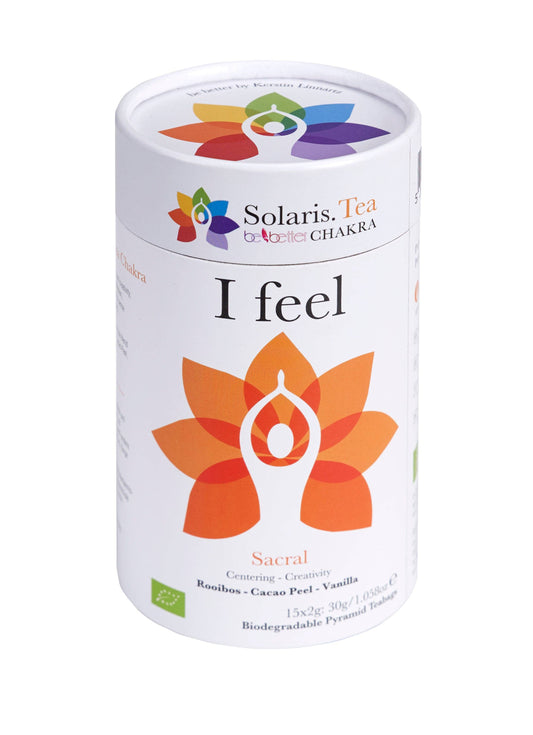 I Feel - Sacral Chakra, 15x2g Pyramid Tea Bags Organic: Zertifiziert biologisch