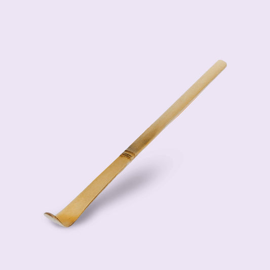 Chashaku matcha spoon made of white bamboo