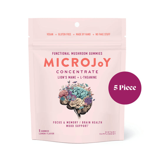 CONCENTRATE MUSHROOM GUMMIES 5-PIECE SAMPLER LEMON FLAVOR