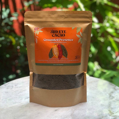 Third Eye Ceremonial Cacao- Grounded Presence Elixir: 8.4oz Tin (30 Servings)