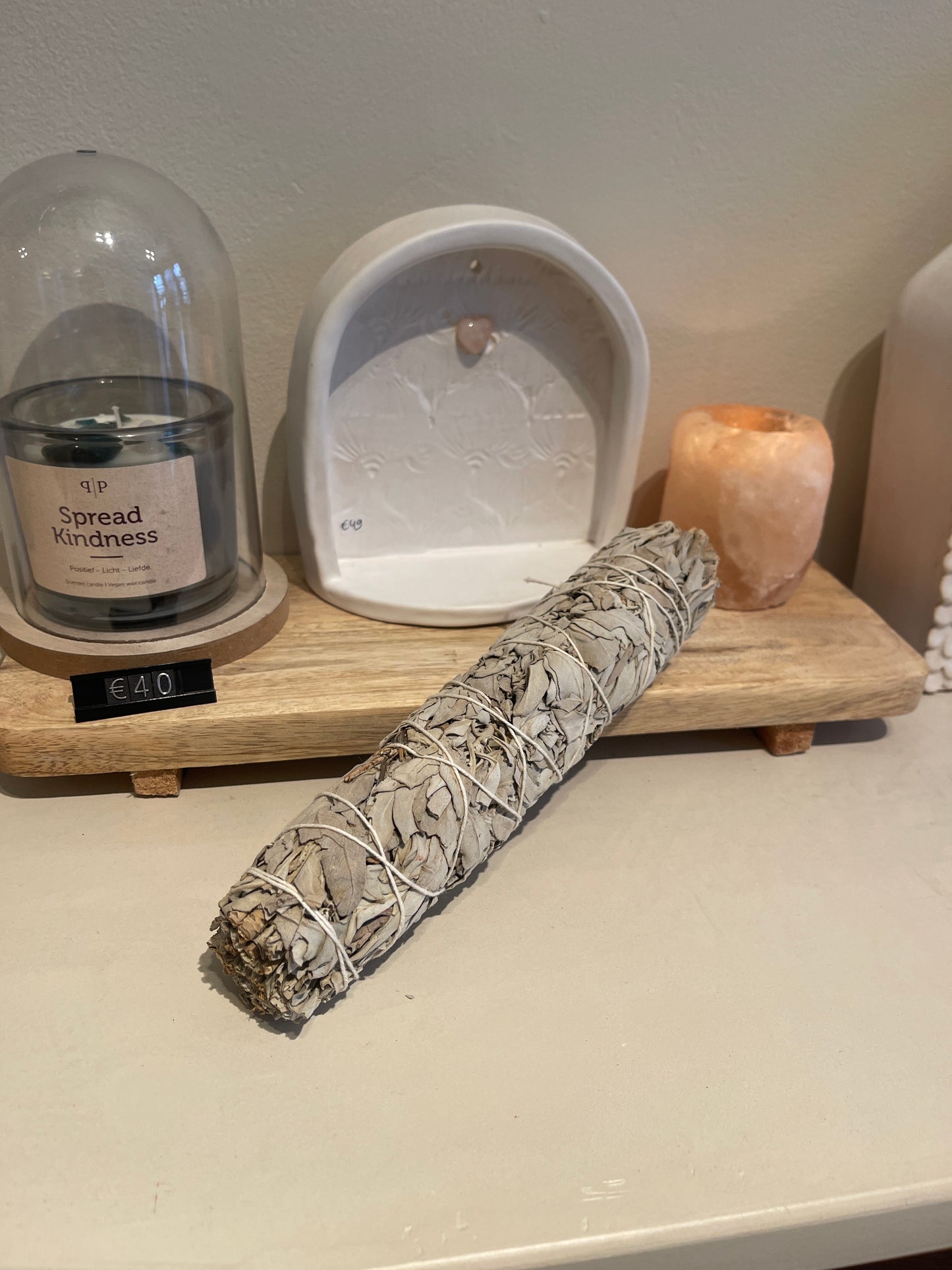 WHITE SAGE SMUDGE XL - 6 PCS IN BASKET