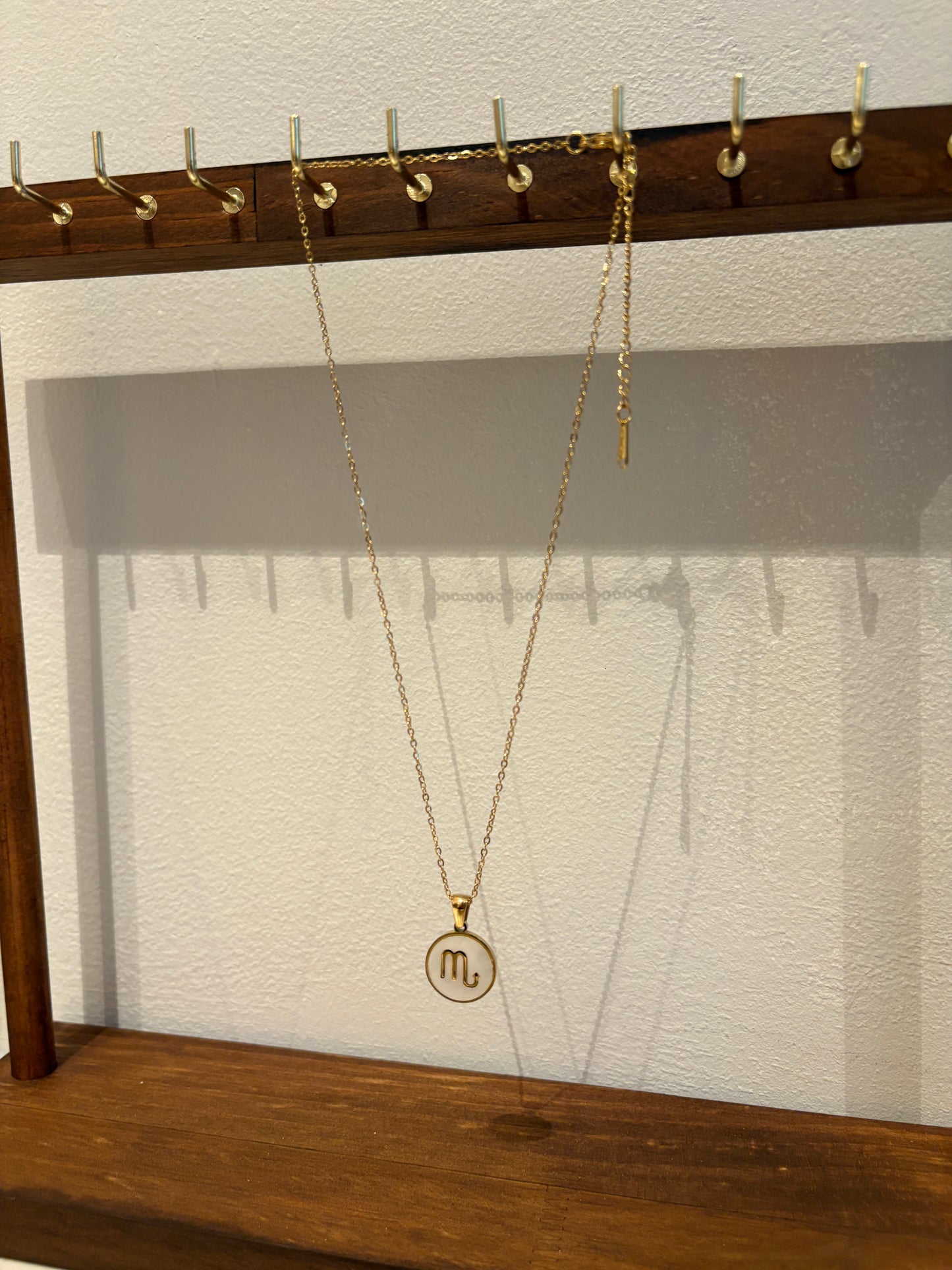 Zodiac Sign 18K Gold Plated Necklace Scorpio Schorpioen Chain