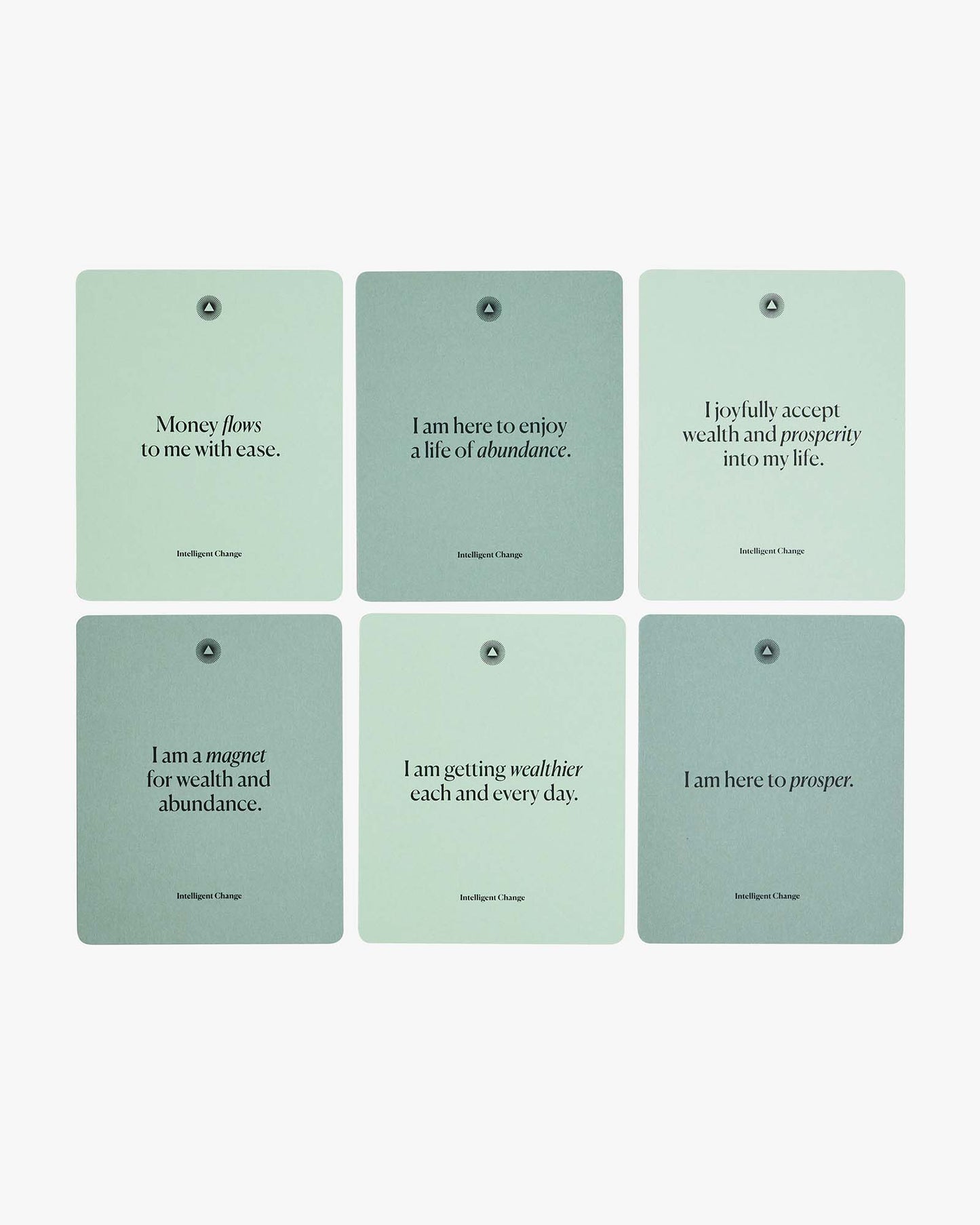 Mindful Affirmations Financial Abundance, Display Cards Gift