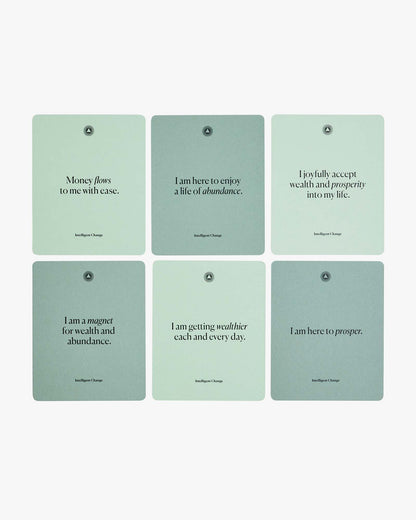 Mindful Affirmations Financial Abundance, Display Cards Gift