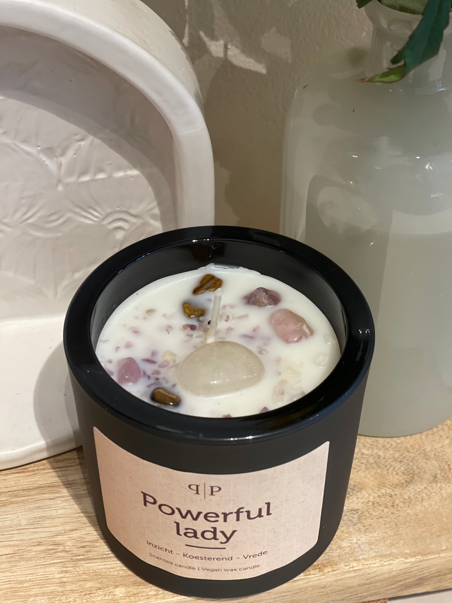 Powerful Lady Natural Soy Wax Scented Crystals Candle 500g