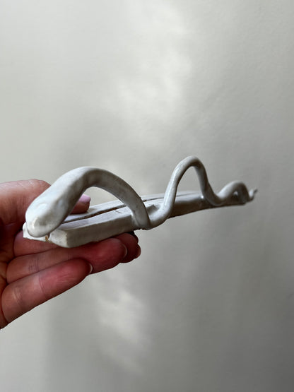 Handmade ceramic cardholder - Kundalini Snake - Studio Avalon Boheme