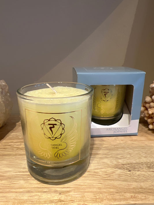 Archangel Jophiel Candle — Solar Plexus Chakra