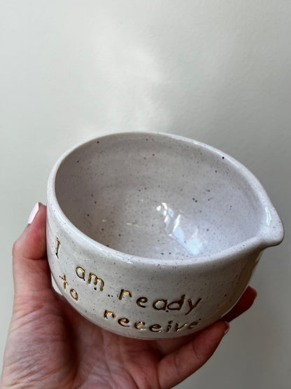 HANDMADE CERAMIC MATCHA BOWL- Studio Avalon Boheme