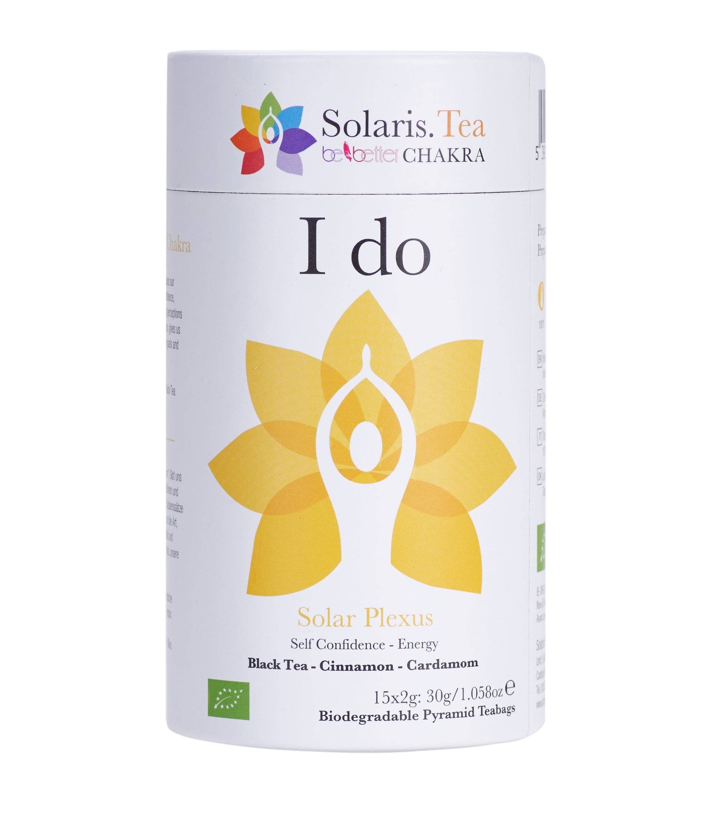 I Do - Solar Plexus Chakra, 15x2g Pyramid Tea Bags Organic