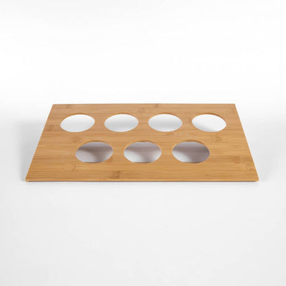 Bamboo display for our be better chakra teas