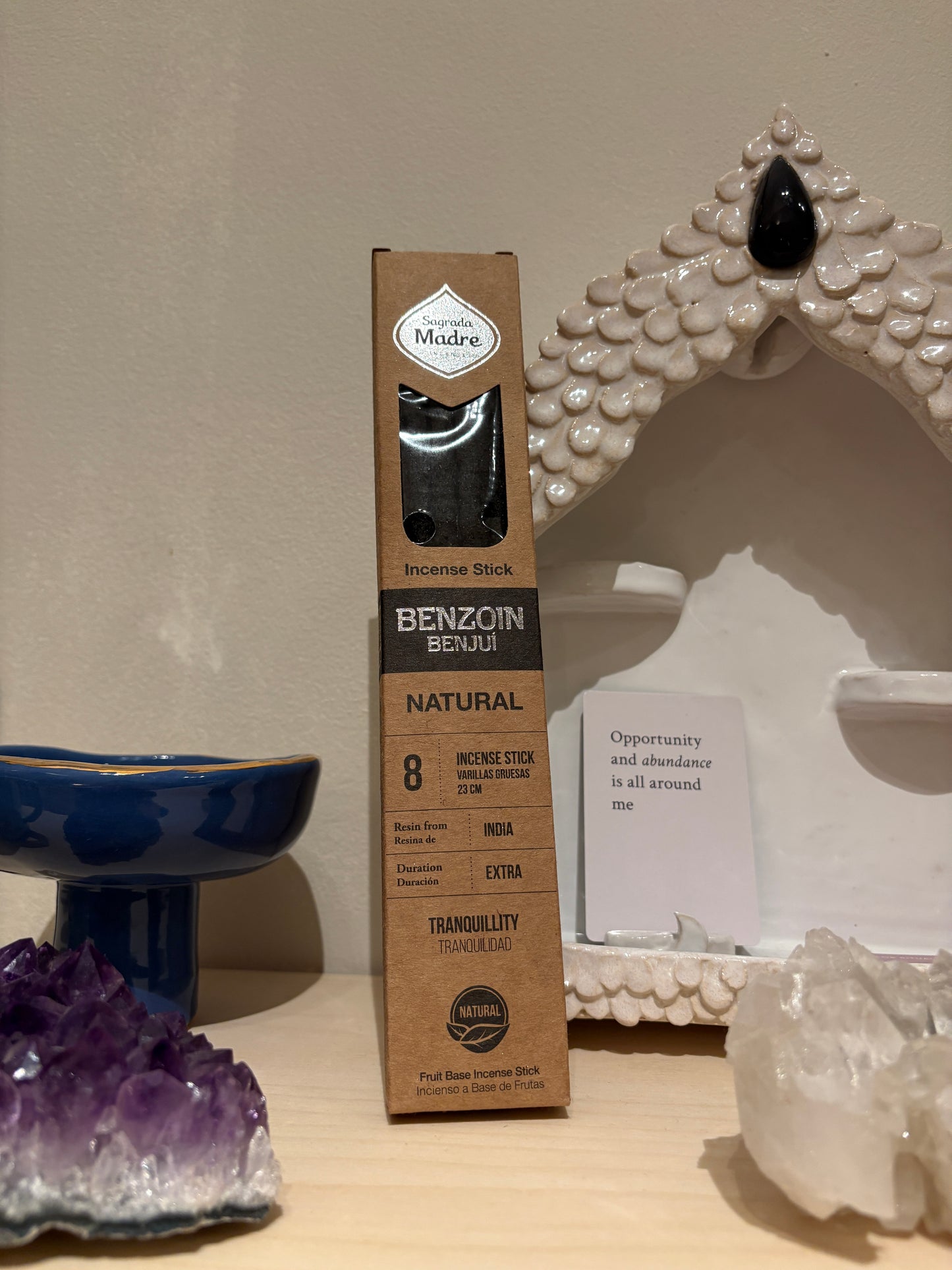 INCENSE Sagrada Madre Natural Benzoin 30 gr