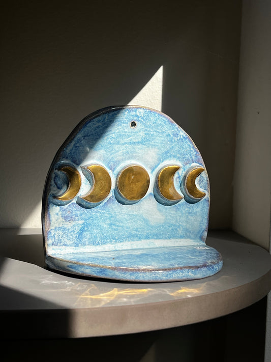 Handmade altar - 24K Gold Moonphase - Studio Avalon Bohème