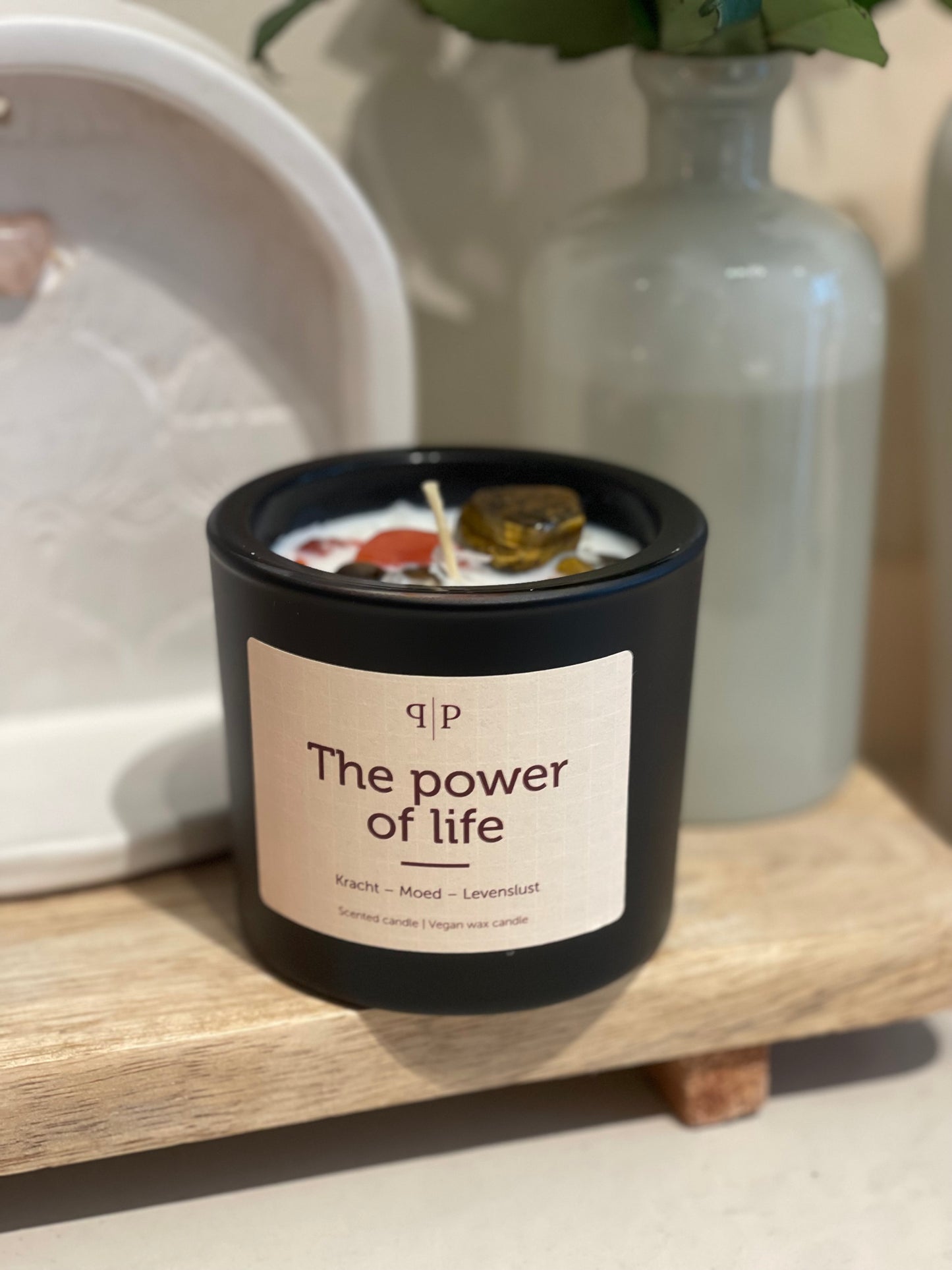 The Power of Life Natural Soy Wax Scented Crystals Candle 500g
