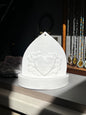 Handmade ceramic altar featuring a heart and angel wings - Studio Avalon Bohème