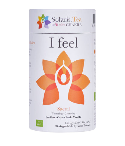 I Feel - Sacral Chakra, 15x2g Pyramid Tea Bags Organic