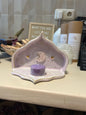 Handmade altar - 24K Gold Heart and Rose Quartz Moon - Studio Avalon Bohème