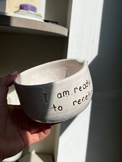 HANDMADE CERAMIC MATCHA BOWL- Studio Avalon Boheme