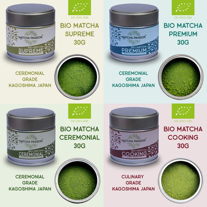 Organic Matcha Ceremonial 30g can