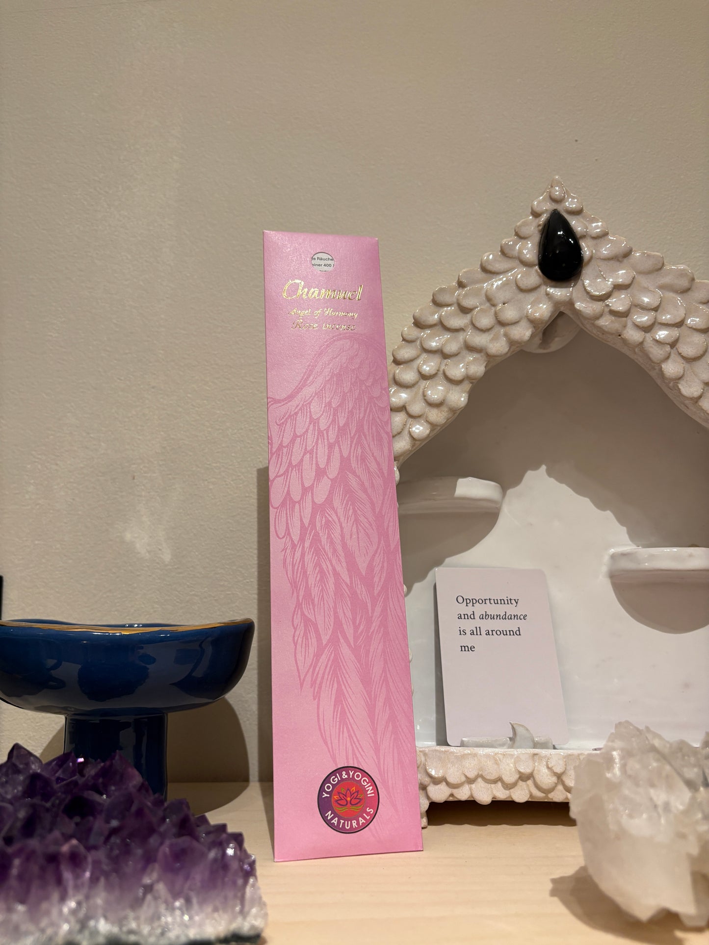 INCENSE ANGELS CHAMUEL – ROOS – YOGI & YOGINI NATURALS