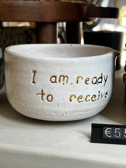 HANDMADE CERAMIC MATCHA BOWL- Studio Avalon Boheme