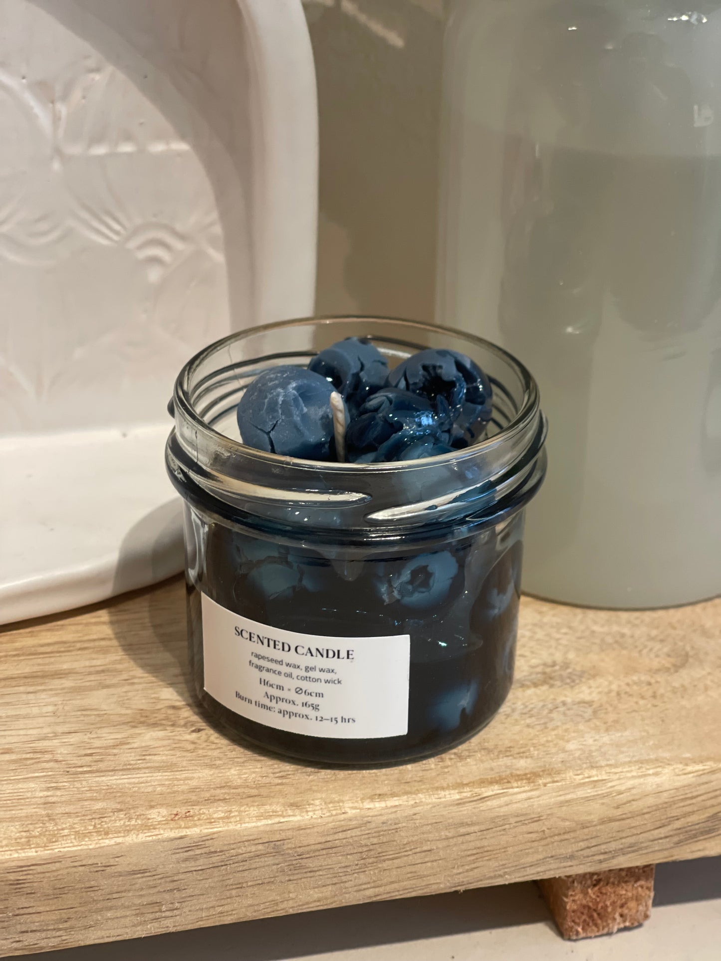 Blueberry Jam Natural Soy Wax Scented Candle 165g
