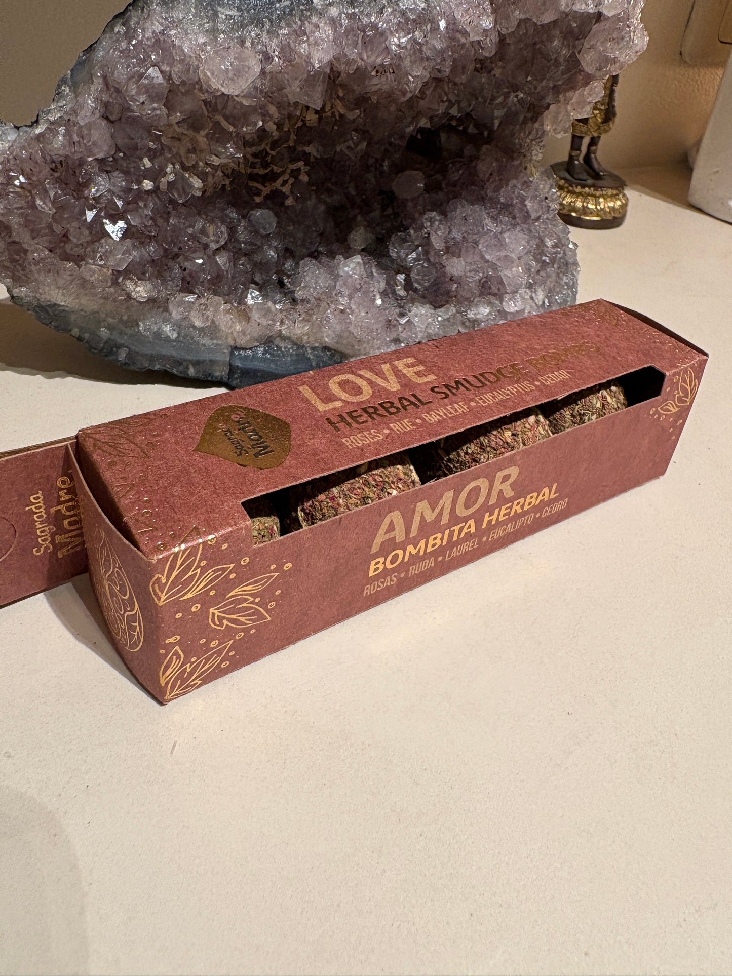 Sagrada Madre premium herbal smudge bombs Love 4 packs