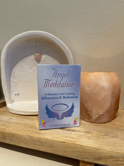 ANGEL MEDITATION AFFIRMATIONS CARDS DECK US GAMES SYSTEMS