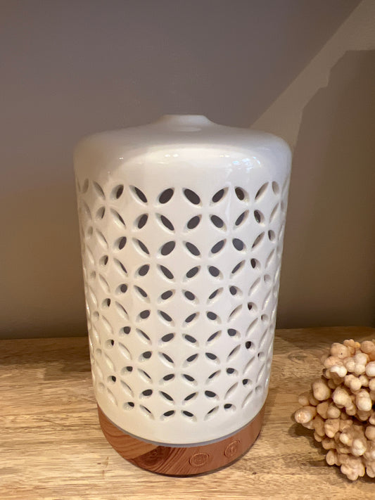 Aroma Diffuser — Flower of Life (Ceramic)