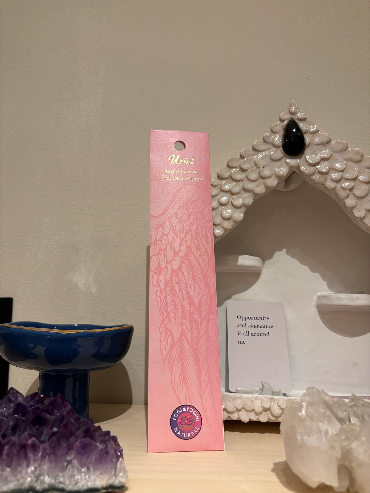 INCENSE ANGELS URIEL – PATCHOULI – YOGI & YOGINI NATURALS