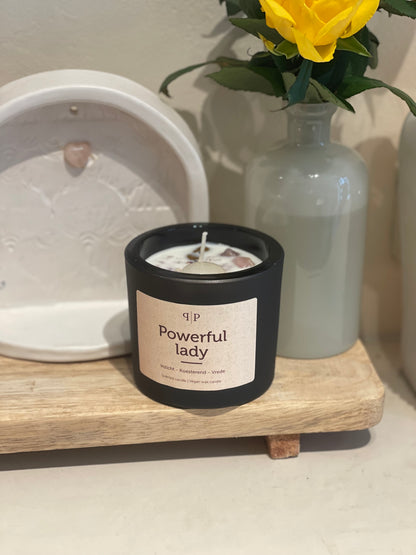 Powerful Lady Natural Soy Wax Scented Crystals Candle 500g