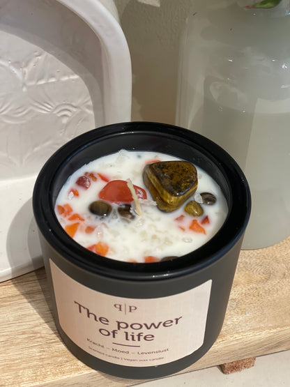 The Power of Life Natural Soy Wax Scented Crystals Candle 500g
