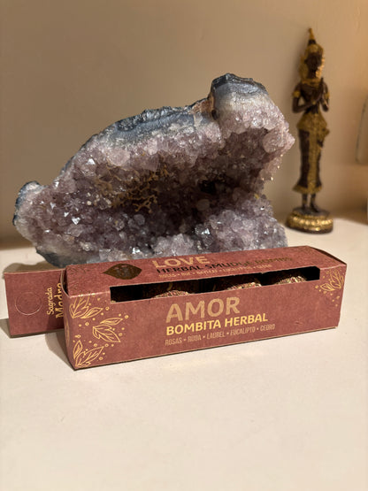 Sagrada Madre premium herbal smudge bombs Love 4 packs