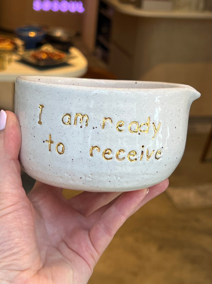 HANDMADE CERAMIC MATCHA BOWL- Studio Avalon Boheme