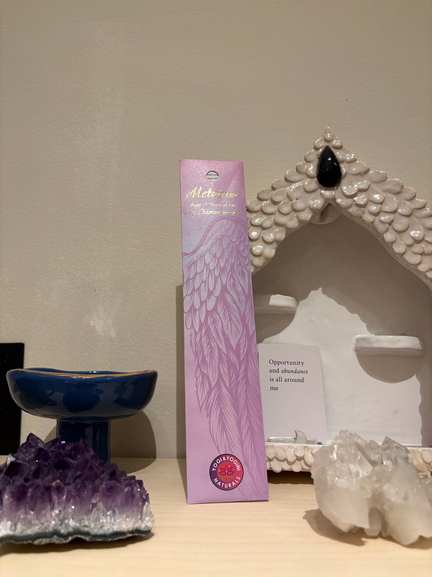 INCENSE ANGELS METATRON – NAG CHAMPA – YOGI & YOGINI NATURALS