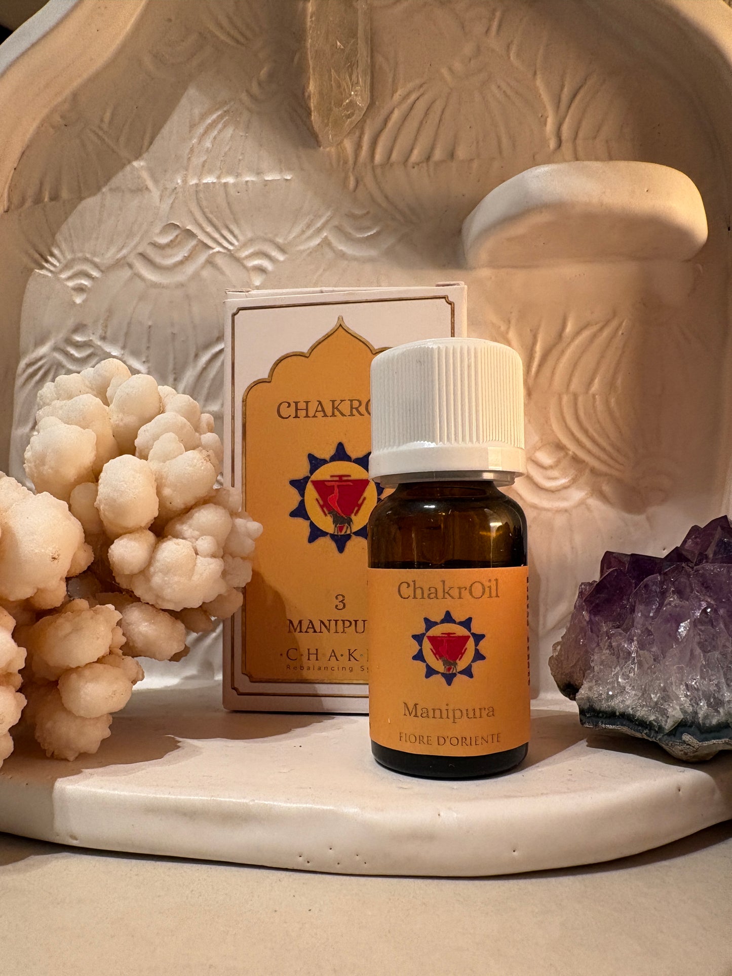 Solar Plexus Chakra Manipura Chakroil Fiore D'Oriente, 10 ml