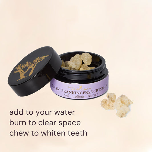 THE OHM COLLECTION OMANI FRANKINCENSE RESIN CRYSTALS SUPPLEMENTS & SCENTS