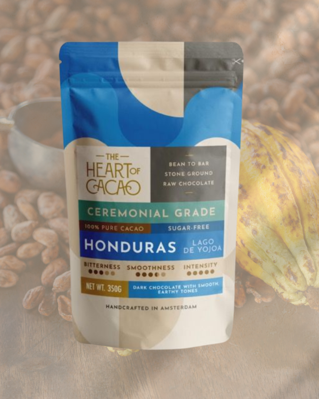 The Heart of Cacao- Honduras - 100% Ceremonial Cacao Granules - 55GR/100GR/350GR/1KG