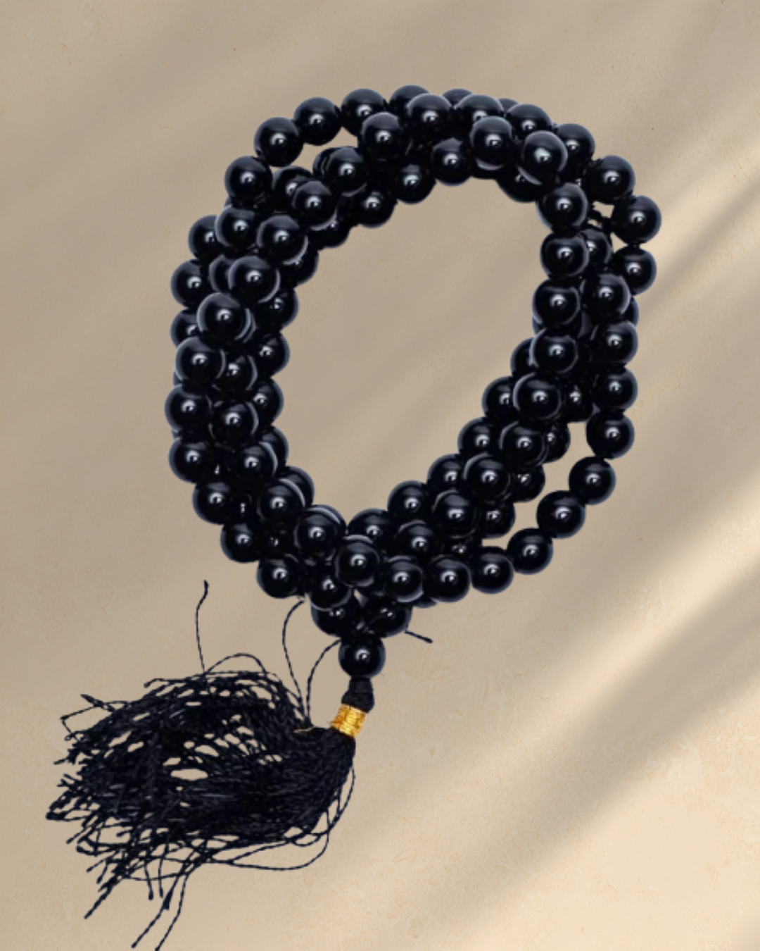 Mala Necklace Black Onyx