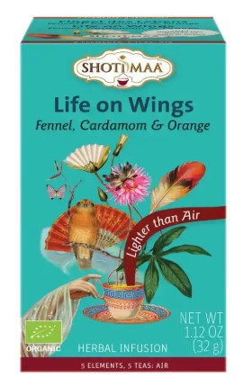 Life on Wings - Ayurvedic herbal tea- Air Element- Blend - 32G